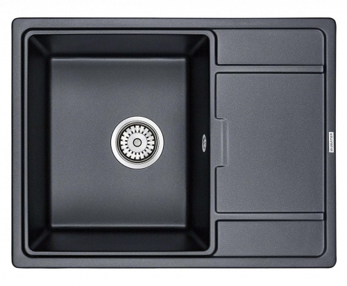 Мойка для кухни Paulmark WEIMAR PM216550-BLM черный металлик