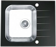 Мойка VITRO 10 RAL9005-90 (черная)600X500 c сифоном клапан-автомат 1058656