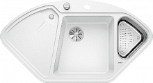 Мойка для кухни Blanco Delta II-F белый, клапан-автомат InFino®