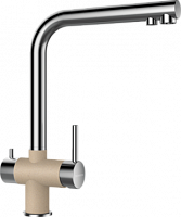 Смеситель для кухни Schock Vitus Cristalite лунный камень/сталь