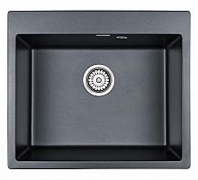 Мойка для кухни Paulmark KANTE PM106052-BLM черный металлик